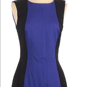 Trina Turk Blue and Black Dress
